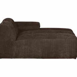 Best WOOOD Mojo chaise longue element rechts ribstof Bruin