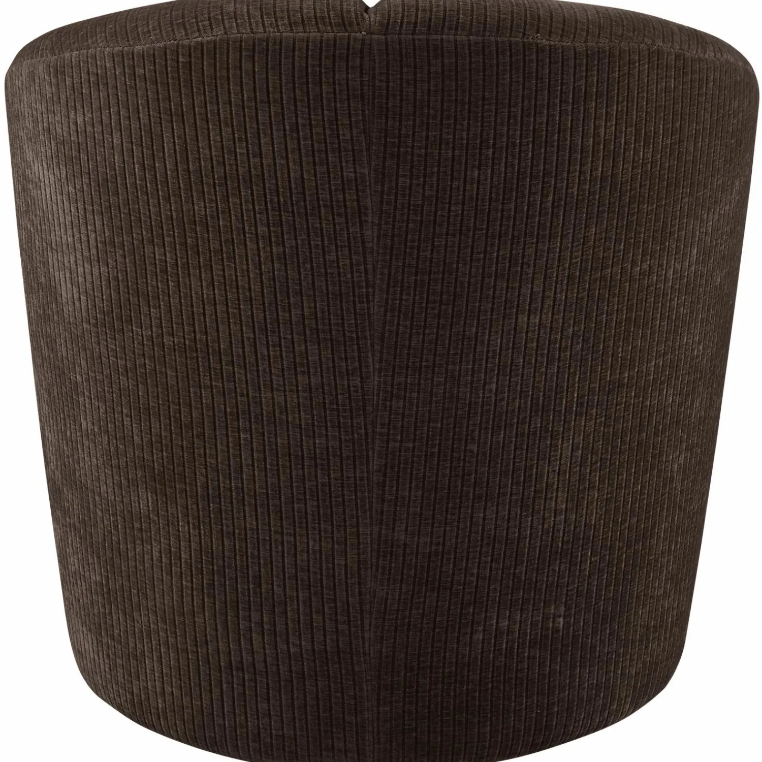New WOOOD Mojo draaifauteuil ribstof Bruin