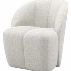 WOOOD Mojo draaifauteuil wollig Ecru