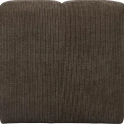 Clearance WOOOD Mojo eetbankje 84 cm met rugleuning ribstof Bruin