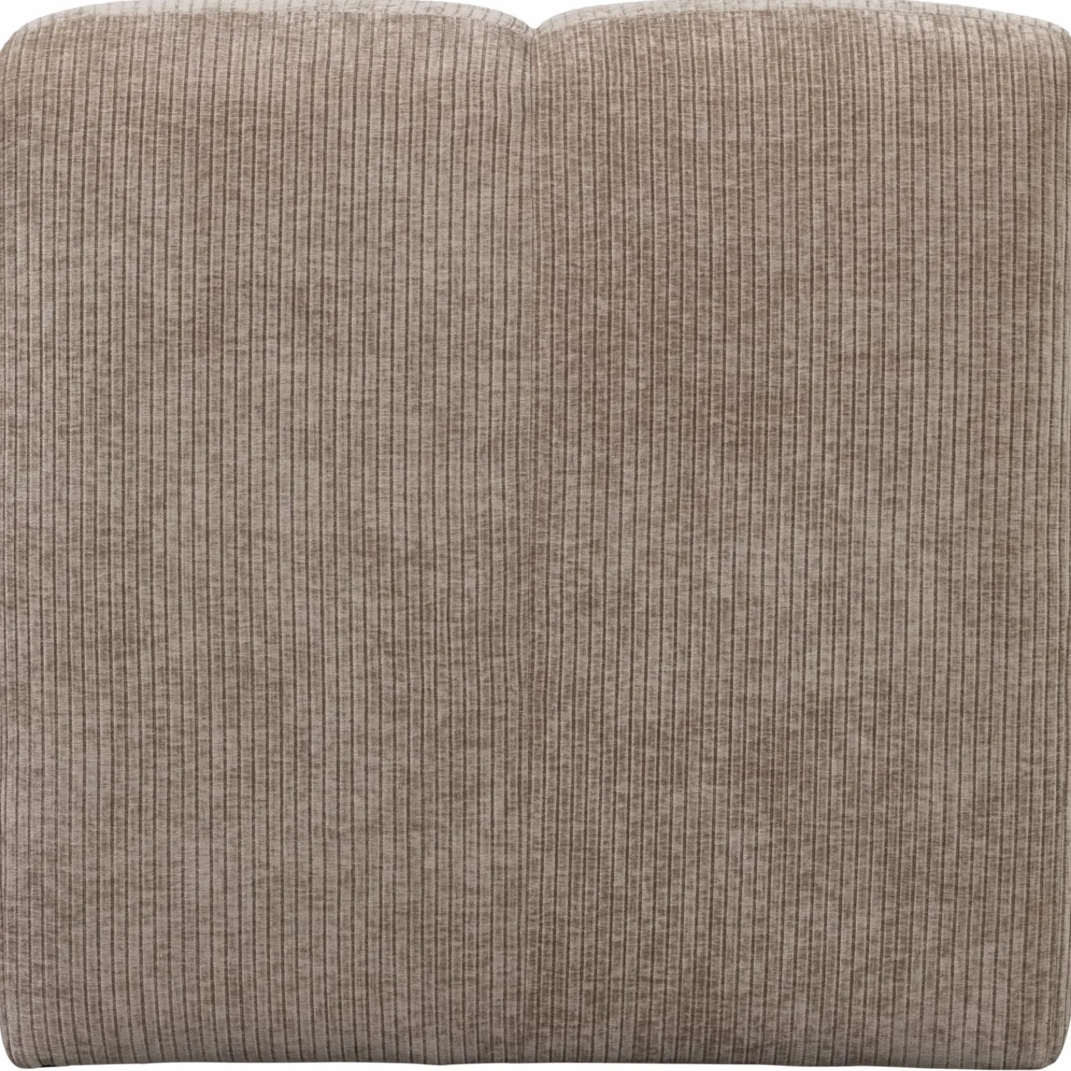 Clearance WOOOD Mojo eetbankje 84 cm met rugleuning ribstof donker zand Donkerzand