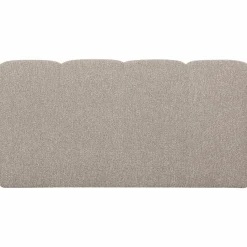 New WOOOD Mojo eetbankje 164 cm met rugleuning bouclé Beige melange