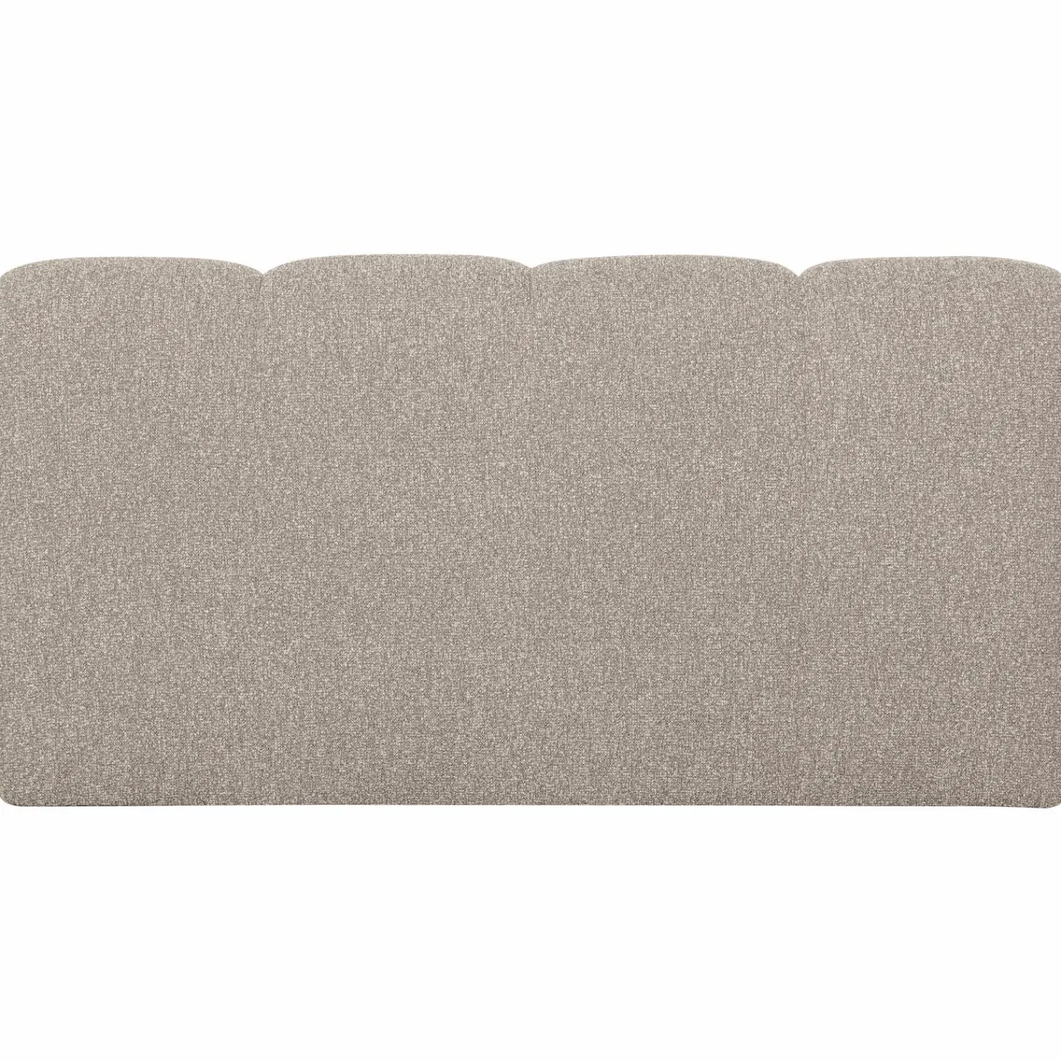 New WOOOD Mojo eetbankje 164 cm met rugleuning bouclé Beige melange