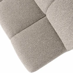 New WOOOD Mojo eetbankje 164 cm met rugleuning bouclé Beige melange