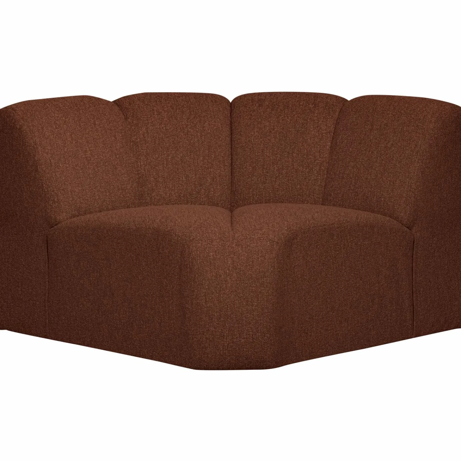 Discount WOOOD Mojo hoekelement bouclé Roestbruin melange