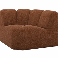 Clearance WOOOD Mojo hoekelement wollig roestbruin Ecru