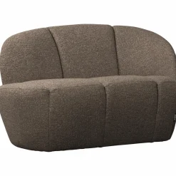 Discount WOOOD Mojo 2-zits bankje rechts bouclé Bruin melange
