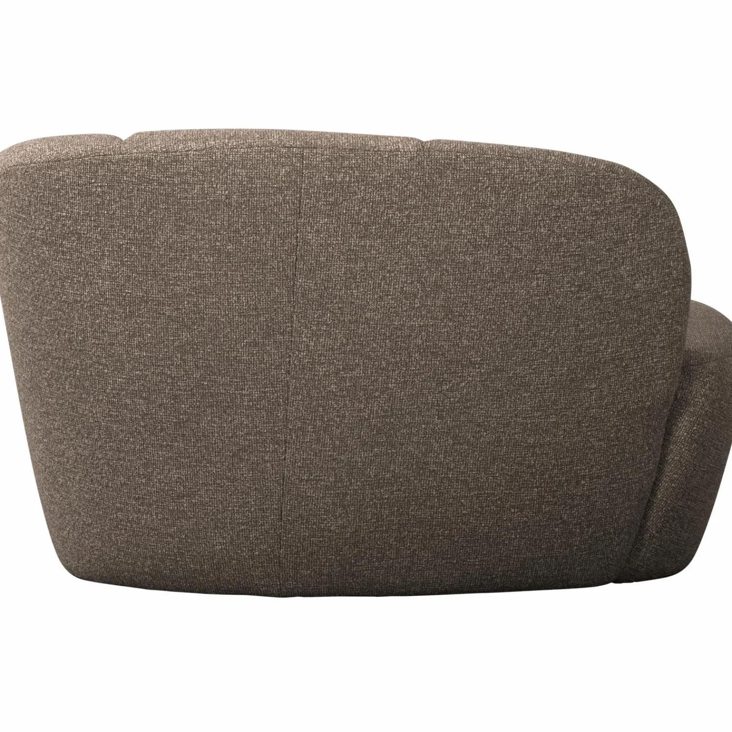 Discount WOOOD Mojo 2-zits bankje rechts bouclé Bruin melange