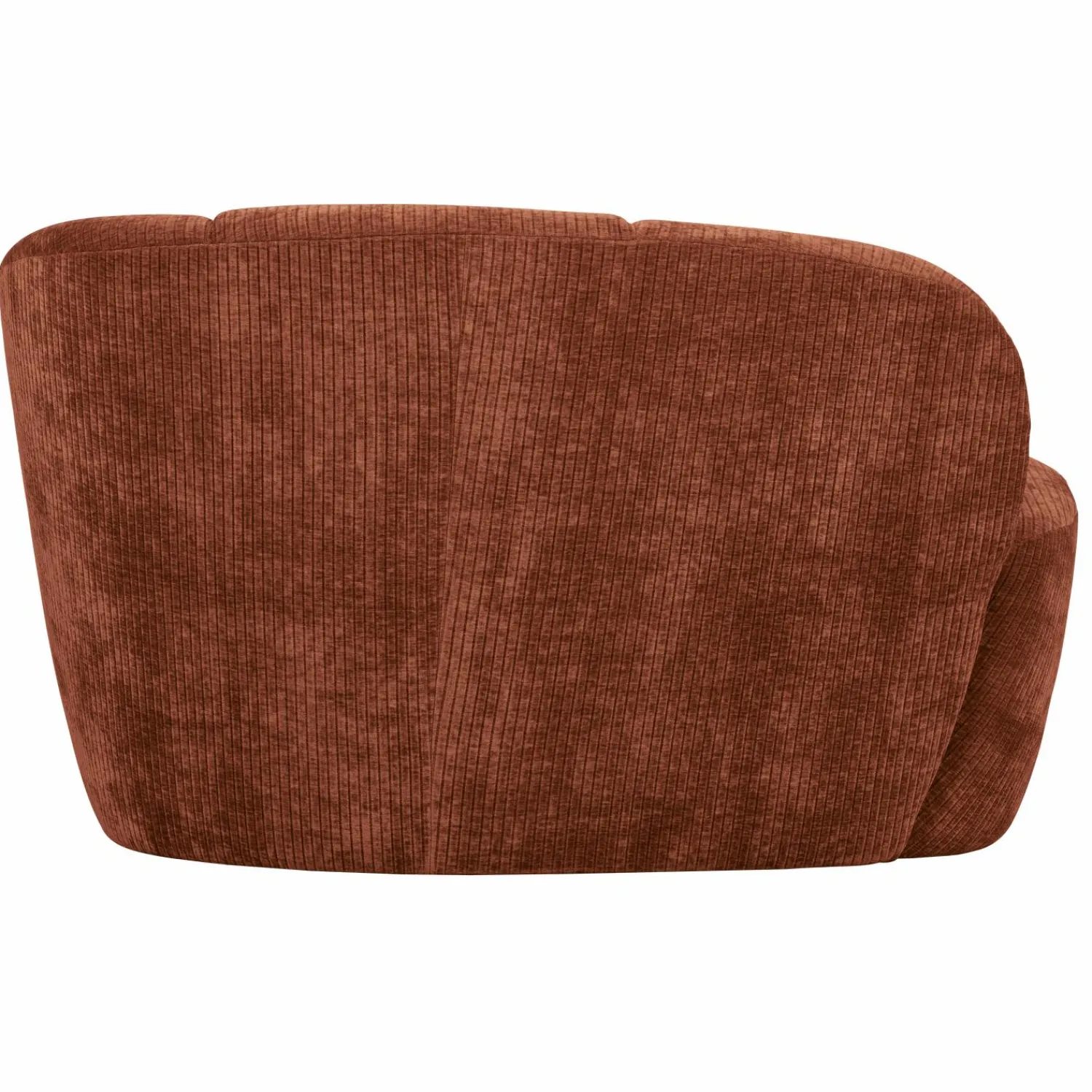Clearance WOOOD Mojo 2-zits bankje rechts ribstof Roestbruin