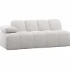 Best WOOOD Mojo 2-zits element arm links bouclé ecru melange