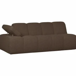 Best WOOOD Mojo 2-zits element arm links bouclé Bruin melange