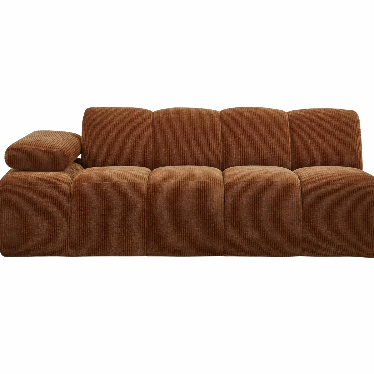 Best WOOOD Mojo 2-zits element arm links ribstof Roestbruin