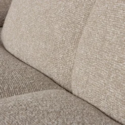 Clearance WOOOD Mojo 1,5-zits element arm links bouclé Beige melange
