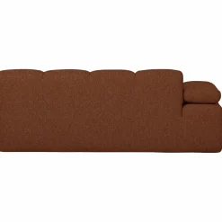 Outlet WOOOD Mojo 2-zits element arm links bouclé Roestbruin melange