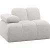 Sale WOOOD Mojo 1-zits element arm links bouclé ecru melange