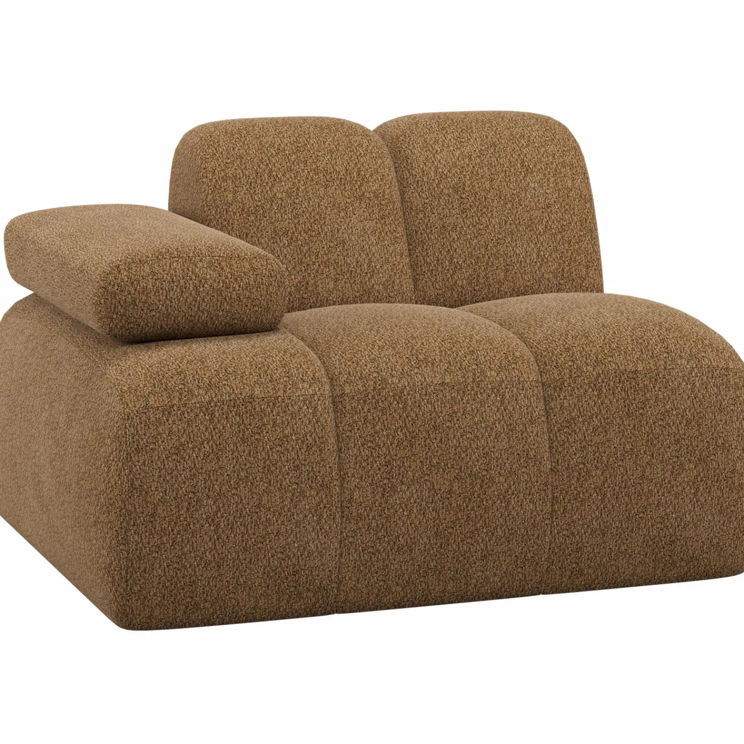 Hot WOOOD Mojo 1-zits element arm links wollig Honinggeel