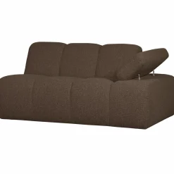 Clearance WOOOD Mojo 1,5-zits element arm rechts bouclé Bruin melange