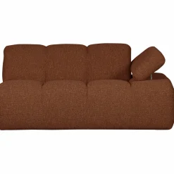 Clearance WOOOD Mojo 1,5-zits element arm rechts bouclé Roestbruin melange
