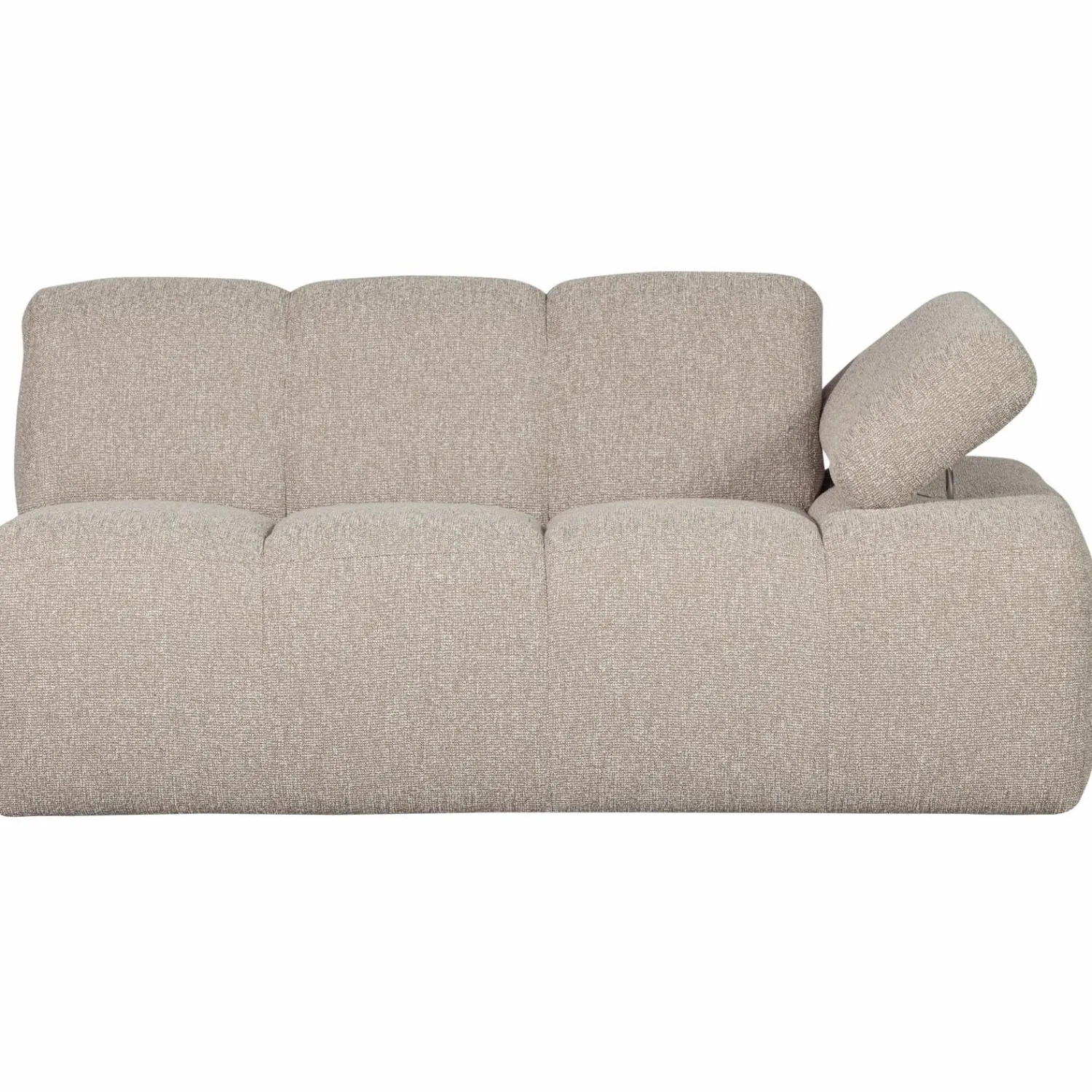 Clearance WOOOD Mojo 1,5-zits element arm rechts bouclé Beige melange