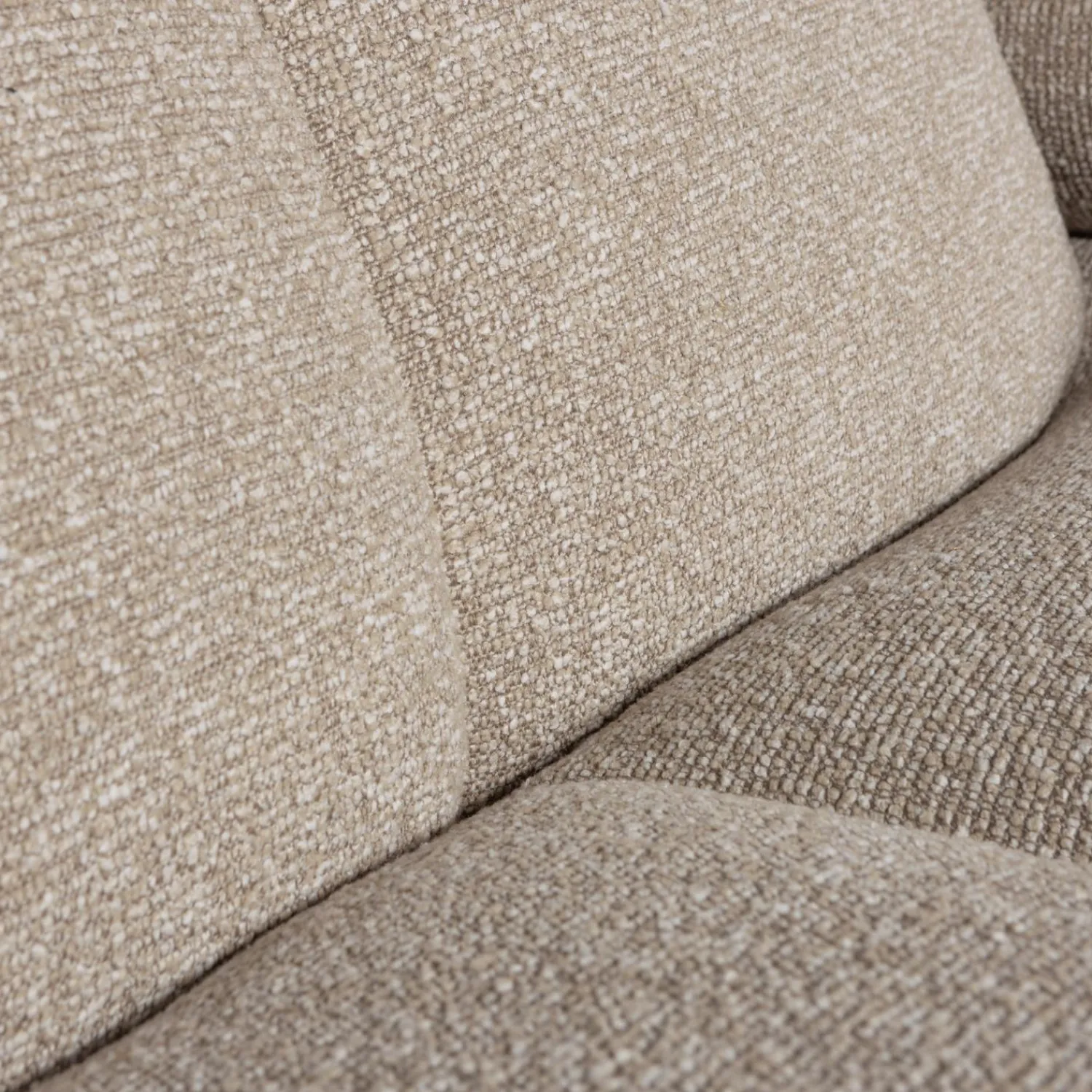 Clearance WOOOD Mojo 1,5-zits element arm rechts bouclé Beige melange