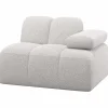 Hot WOOOD Mojo 1-zits element arm rechts bouclé ecru melange