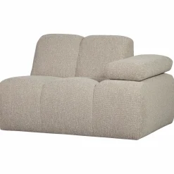 Sale WOOOD Mojo 1-zits element arm rechts bouclé Beige melange