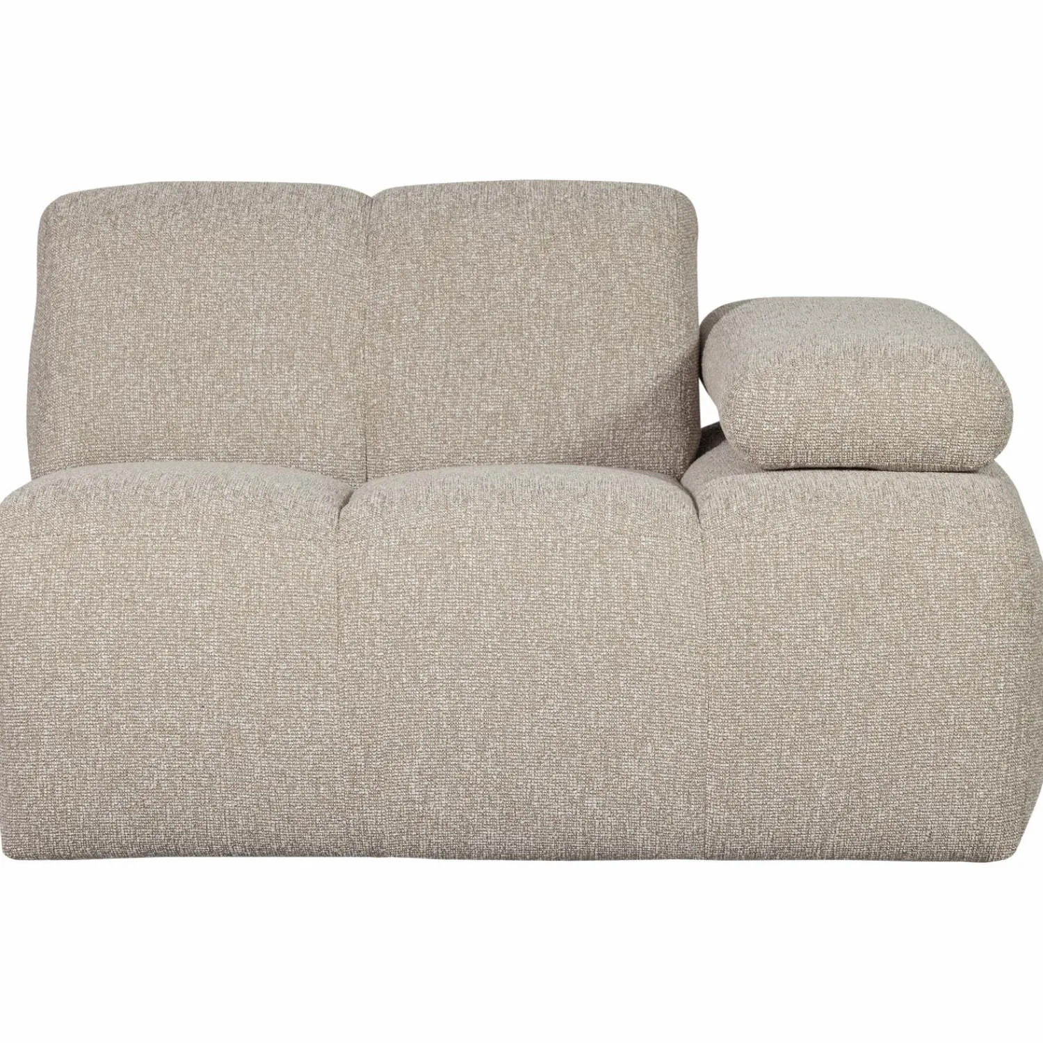 Sale WOOOD Mojo 1-zits element arm rechts bouclé Beige melange