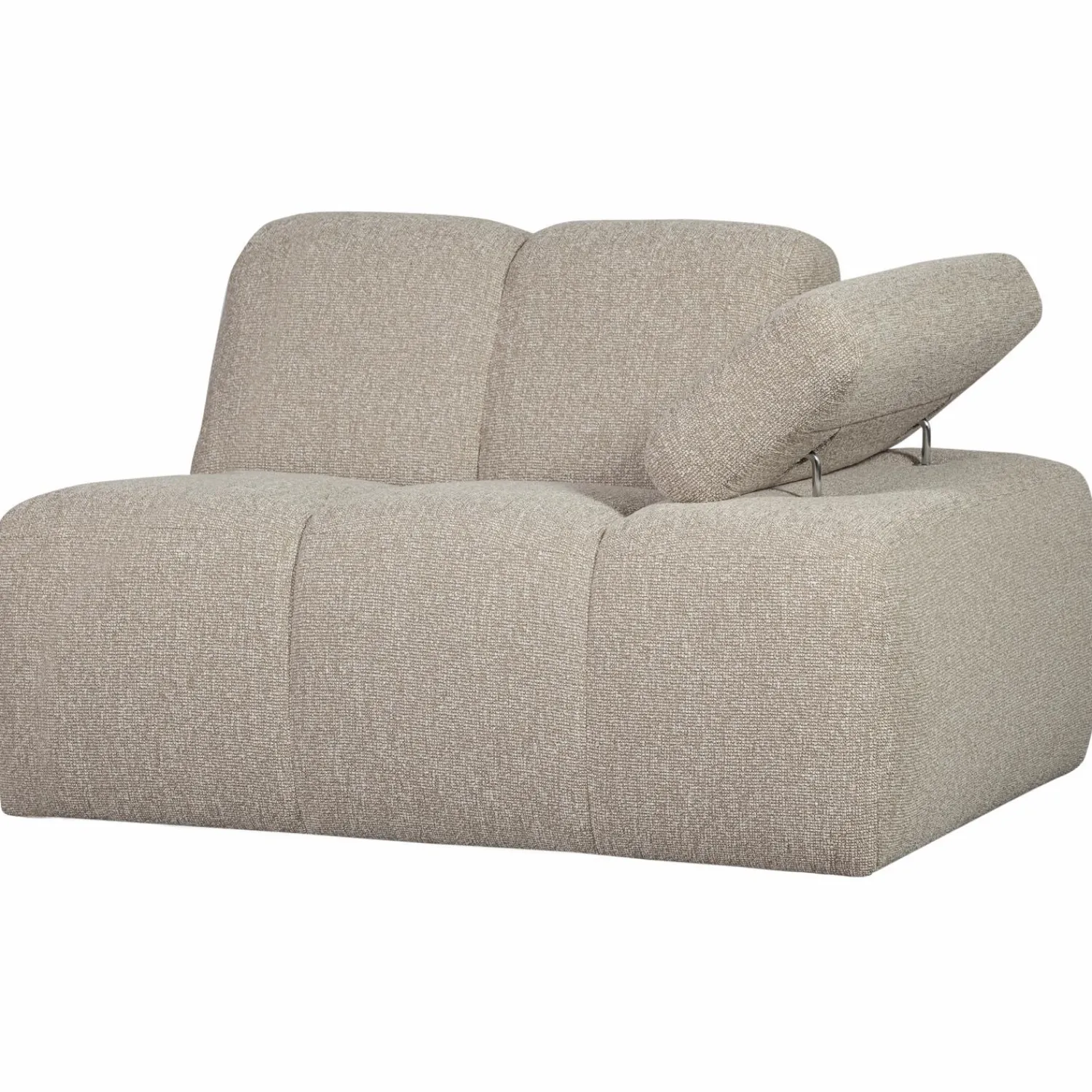 Sale WOOOD Mojo 1-zits element arm rechts bouclé Beige melange