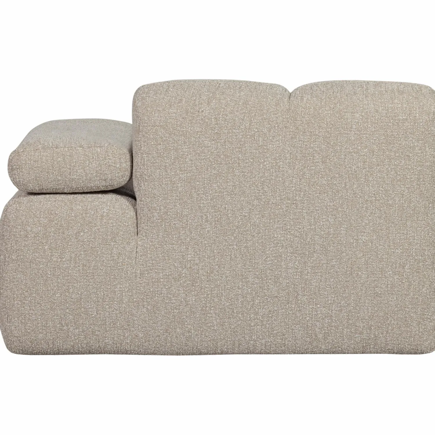 Sale WOOOD Mojo 1-zits element arm rechts bouclé Beige melange