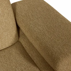 Clearance WOOOD Mojo 1-zits element arm rechts bouclé Geel/bruin melange