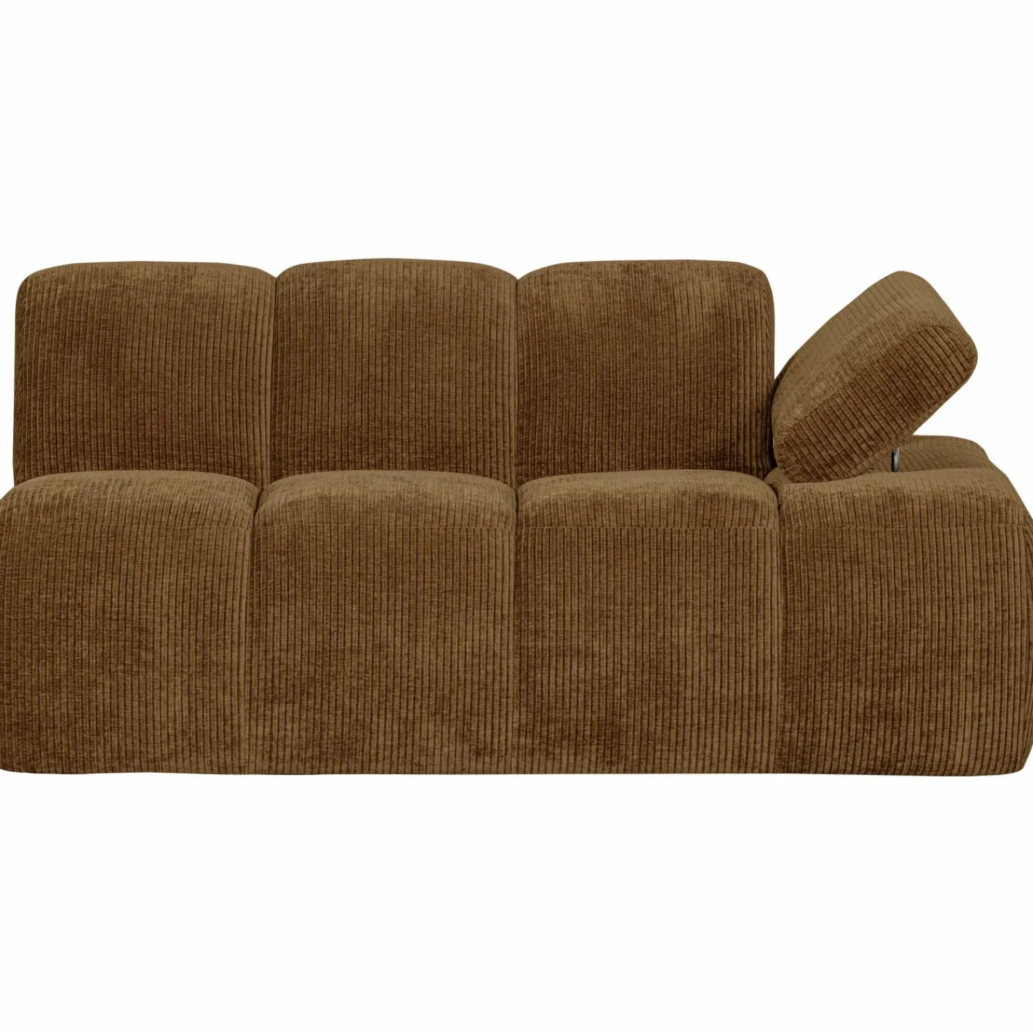 Discount WOOOD Mojo 1,5-zits element arm rechts ribstof Honinggeel
