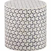 Clearance WOOOD Neva bijzettafel zwart/wit