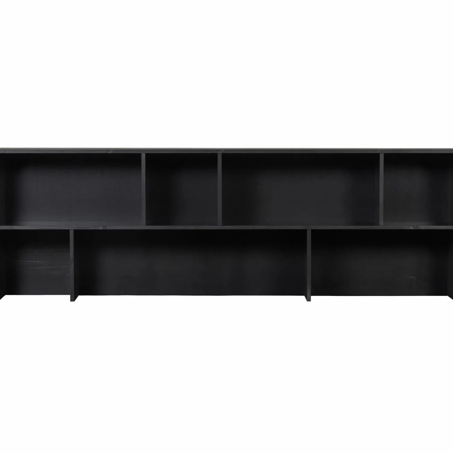 WOOOD New Gravure opzetkast grenen Zwart