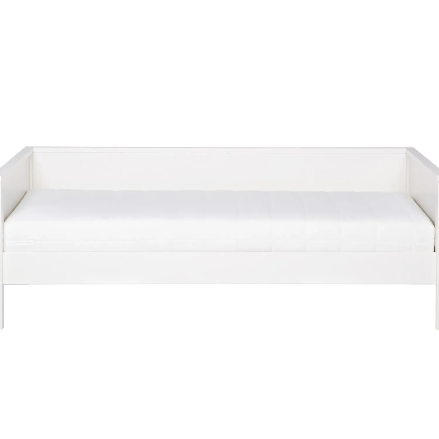 Clearance WOOOD Nikki bedbank grenen (excl. lade) Wit