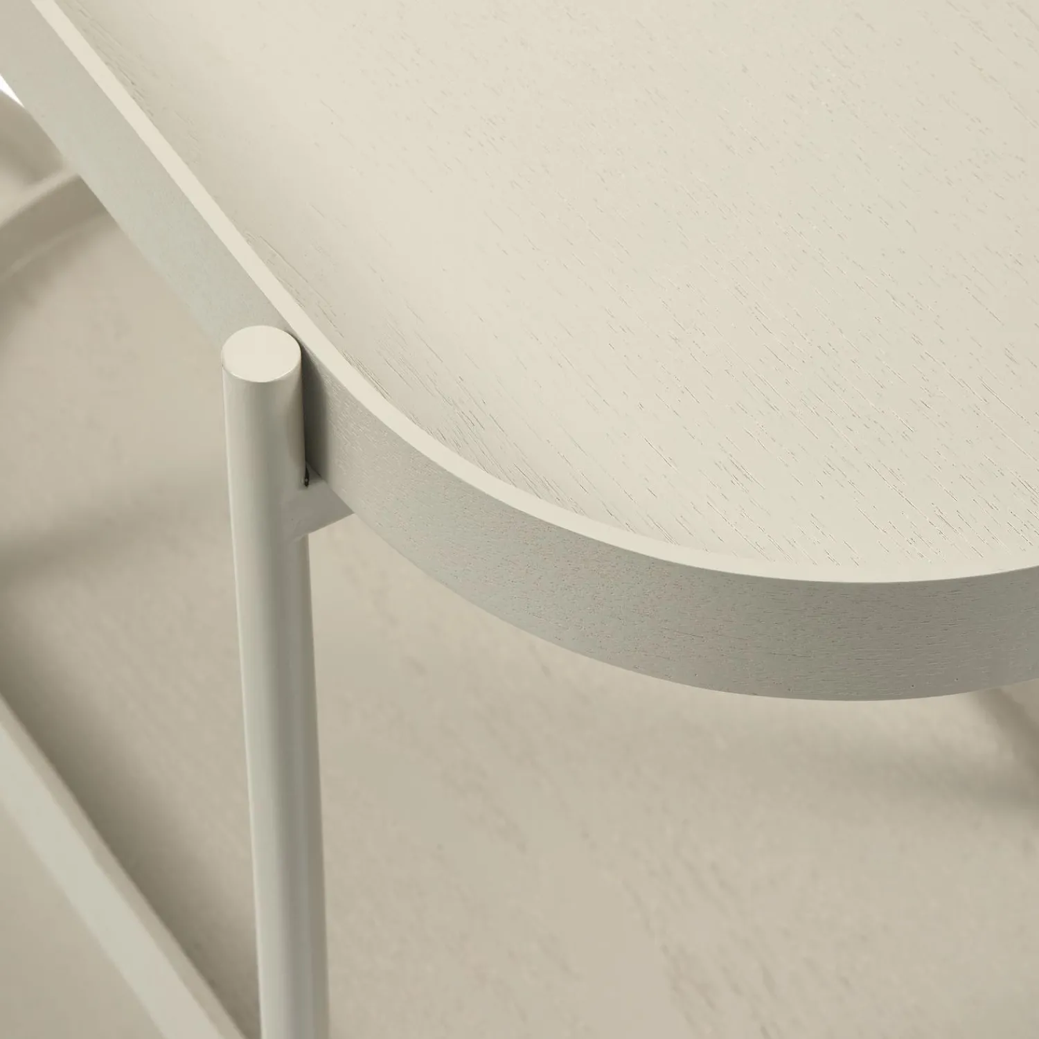 WOOOD Noan sidetable hout/metaal antiek beige