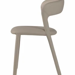 WOOOD Noble eetkamerstoel leerlook Beige