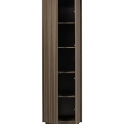 Best WOOOD Nova hoge opbergkast grenen truffel bruin