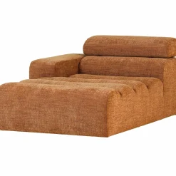 Outlet WOOOD Novi chaise longue element arm links melange Oranje