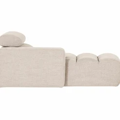 New WOOOD Novi chaise longue element arm links bouclé Naturel