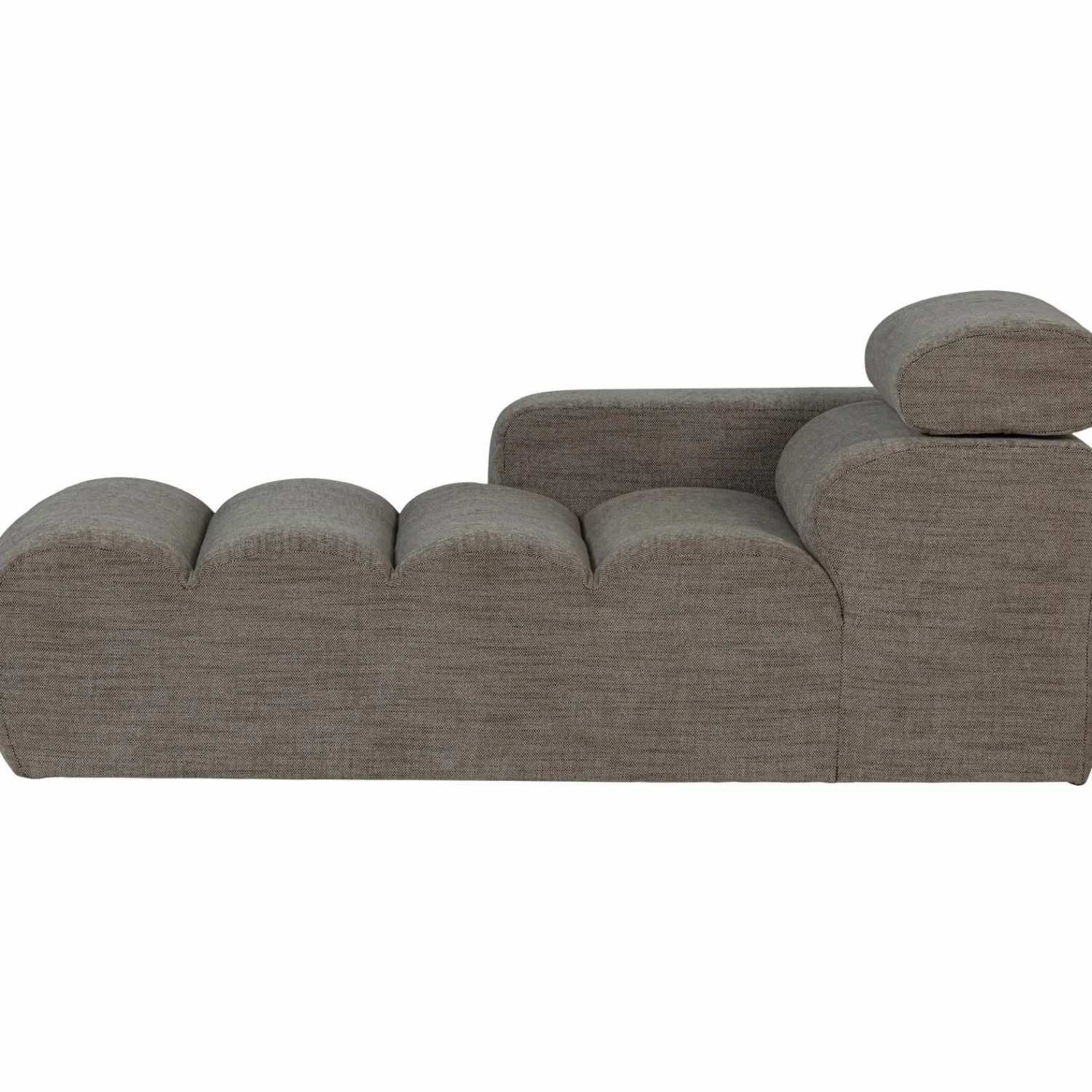 Discount WOOOD Novi chaise longue element arm links Grijs melange