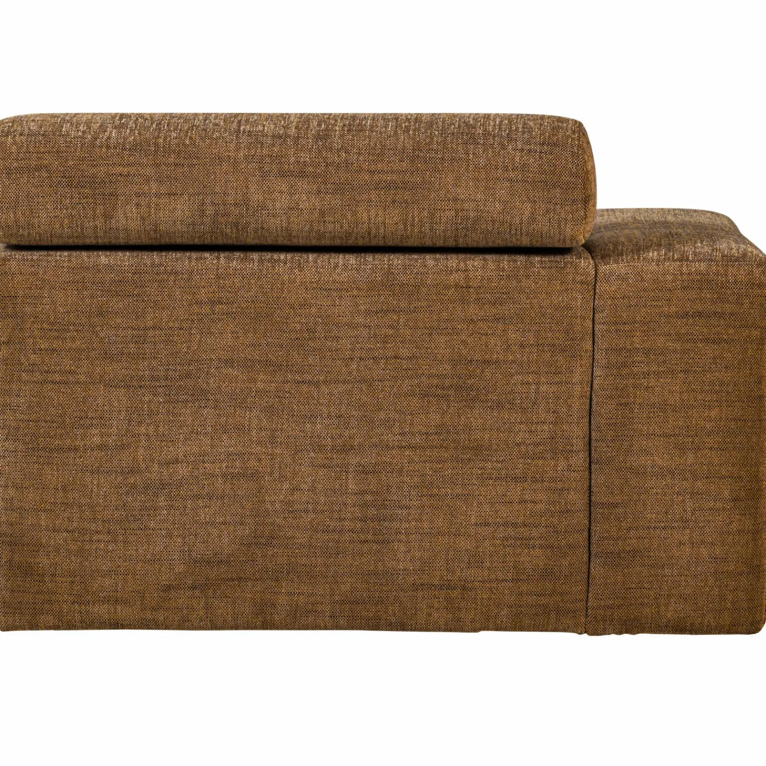 WOOOD Novi chaise longue element arm links karamelbruin melange Karamel melange