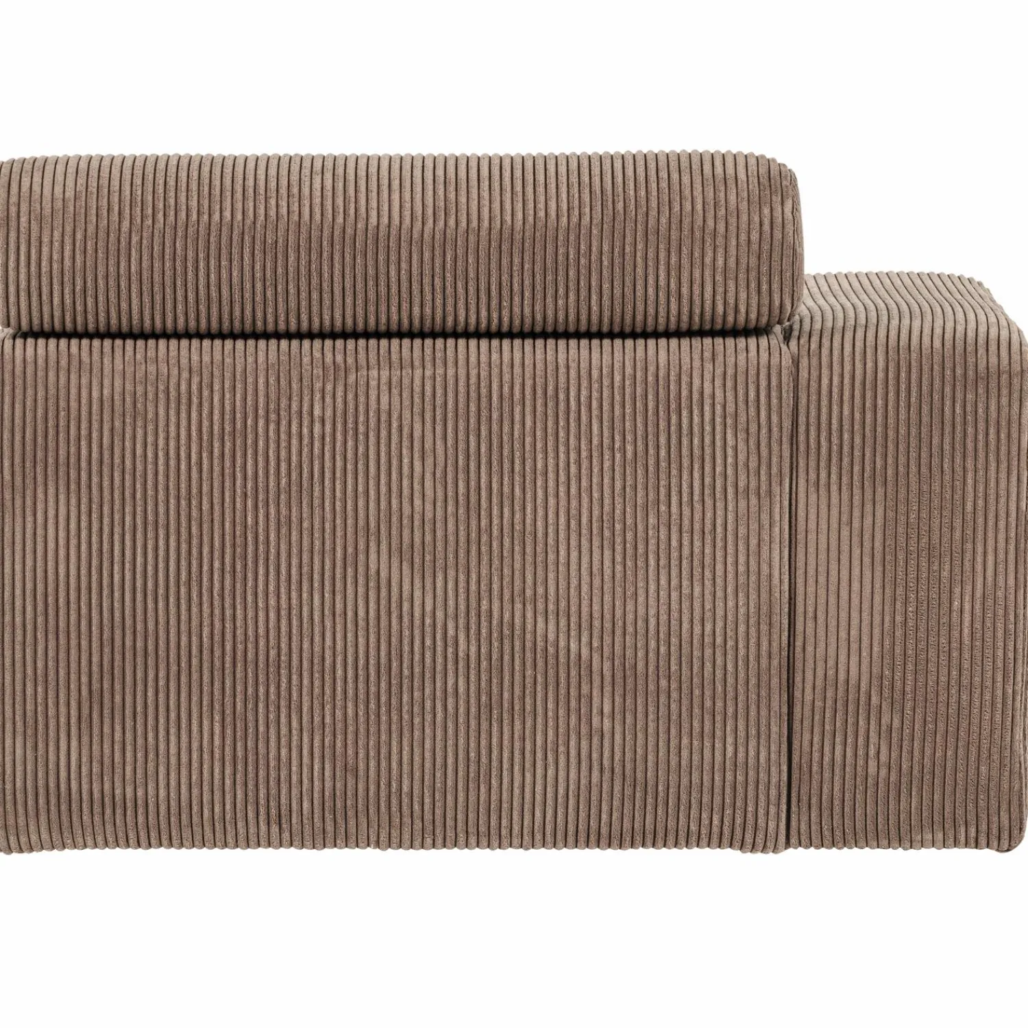 Online WOOOD Novi 1-zits element arm links ribstof Taupe