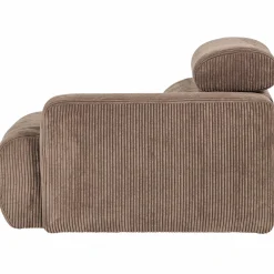 Clearance WOOOD Novi 1-zits element arm rechts ribstof Taupe