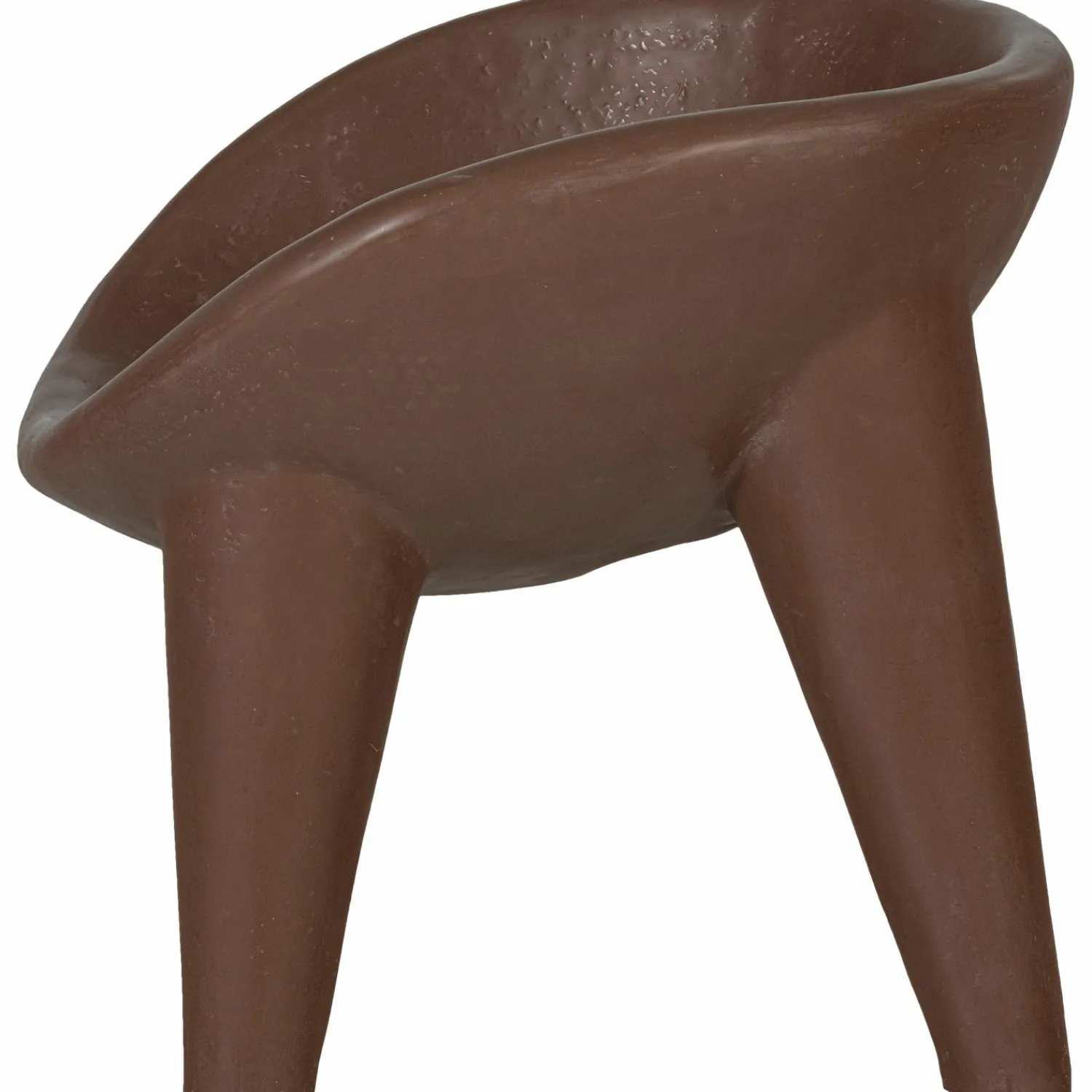 Clearance WOOOD Orio tuin loungestoel vezelversterkte polymeer rood/bruin