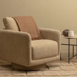 Best WOOOD Oscar draaifauteuil naturel