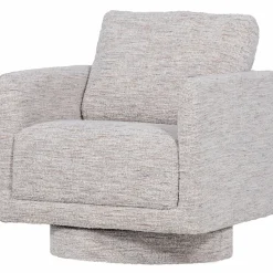 Hot WOOOD Oska draaifauteuil Naturel melange