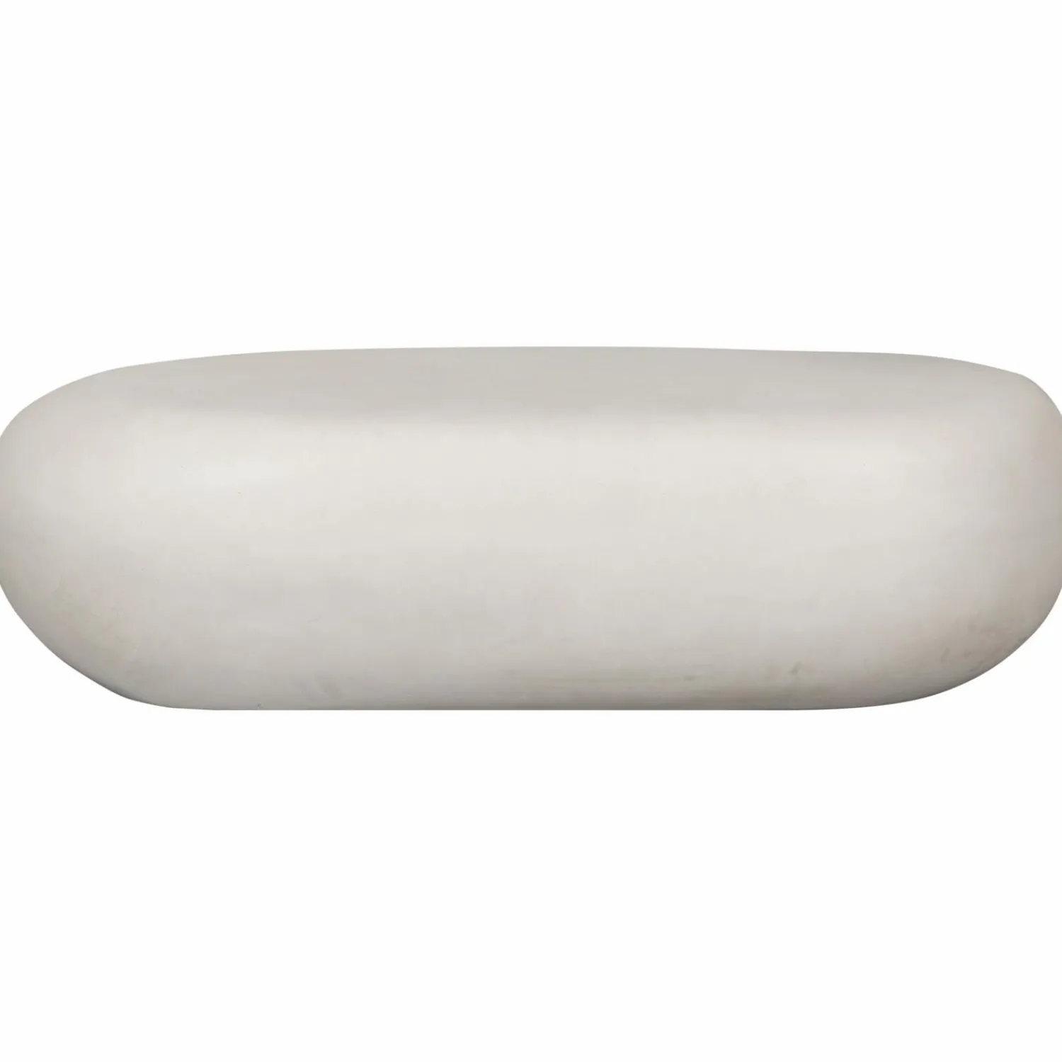 Discount WOOOD Pebble salontafel betonlook wit 28x100x43 cm