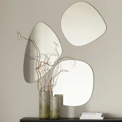Outlet WOOOD Philou spiegel 80x50 cm Zwart