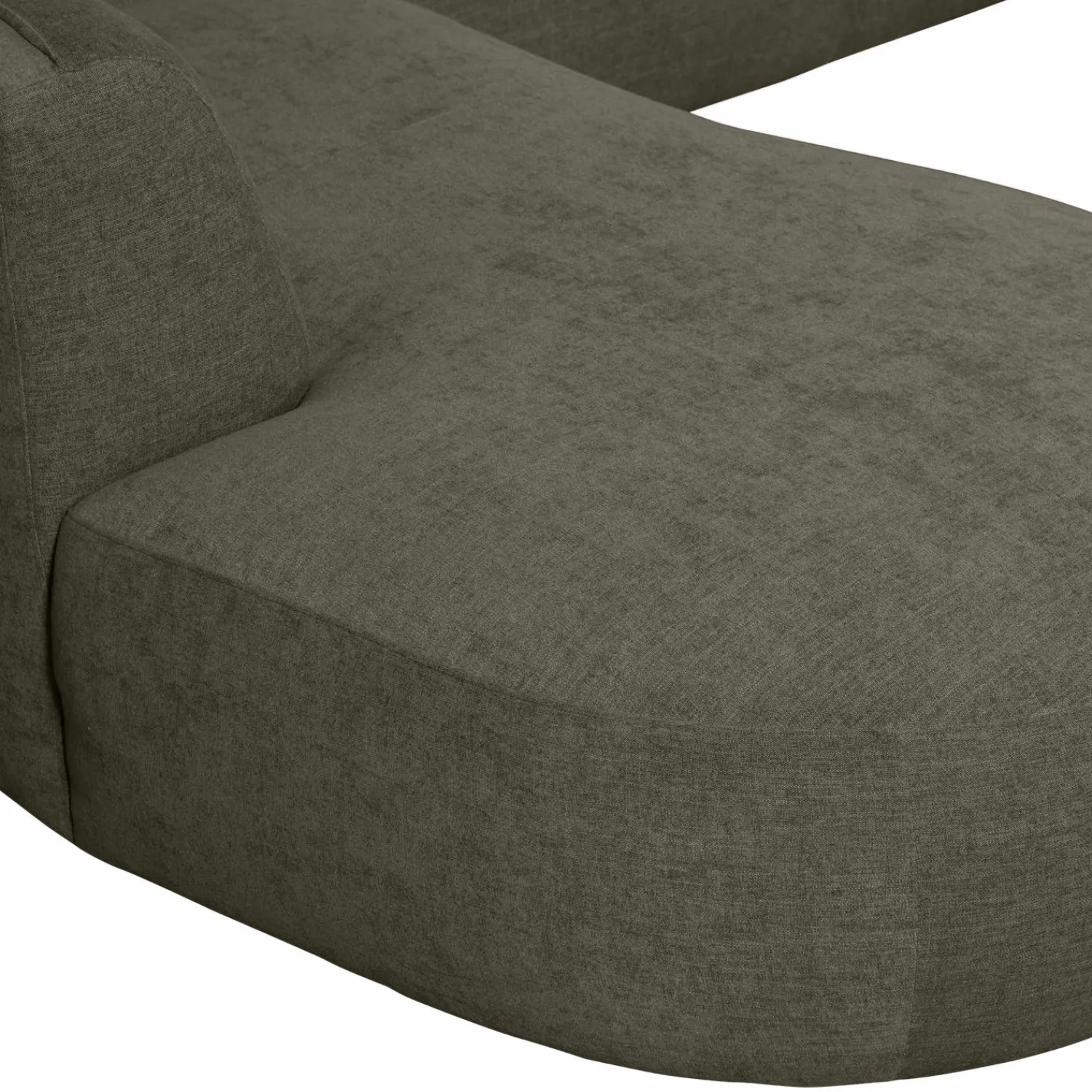 Discount WOOOD Polly bank U-vorm links Warm groen