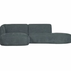 Best WOOOD Polly chaise longue links Blauw/groen